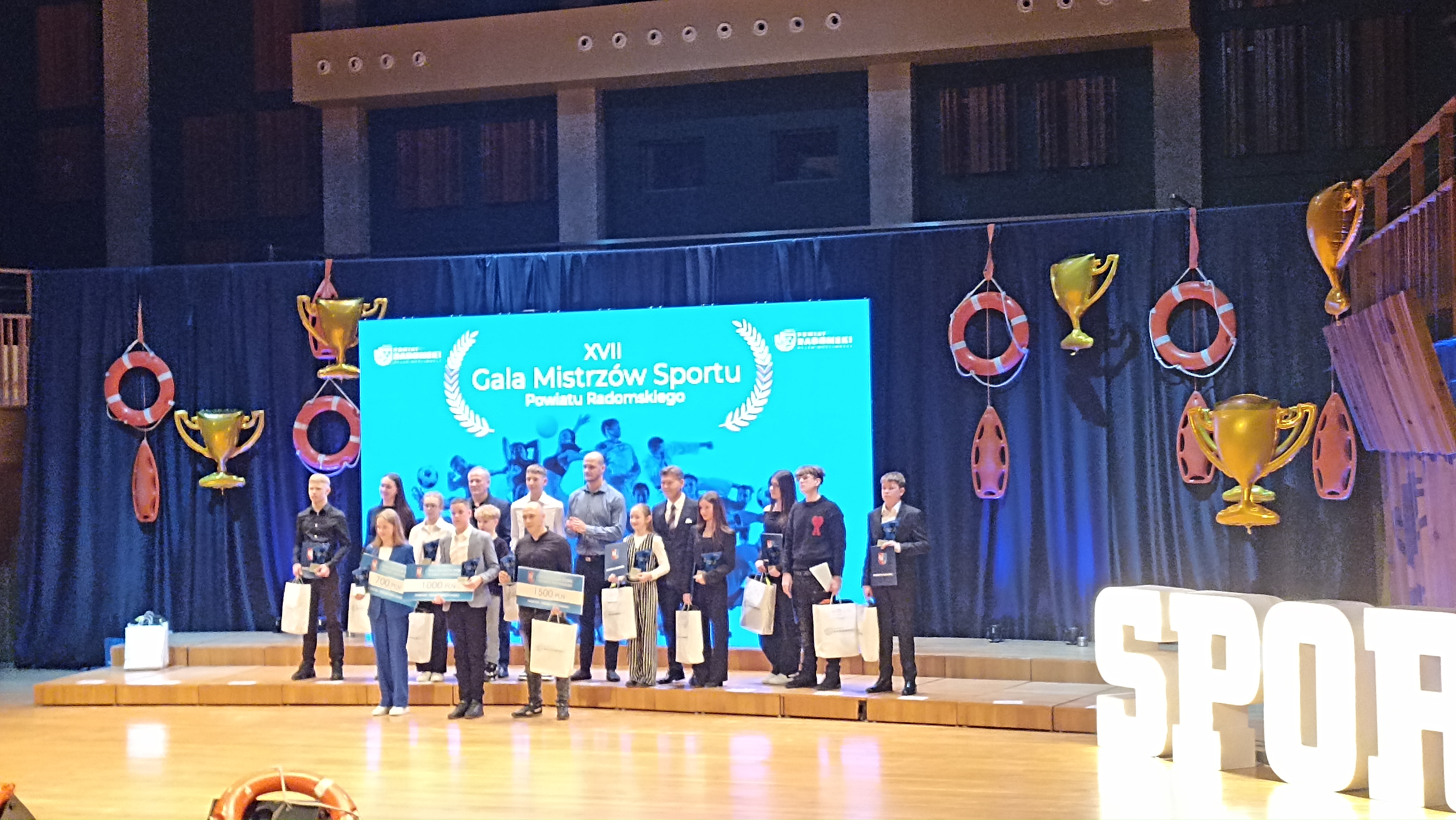 Uczniowie naszej szkoły wśród wyróżnionych w XVII Gala Mistrzów Sportu. Powiatu Radomskiego