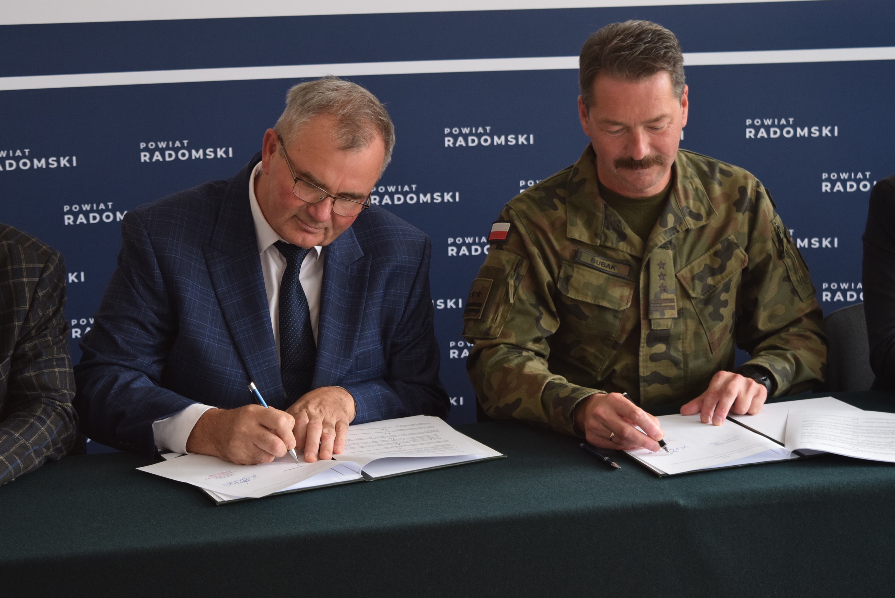 Podpisanie porozumienia o współpracy z 6 Mazowiecką Brygadą Obrony Terytorialnej im. rotmistrza Witolda Pileckiego w Radomiu